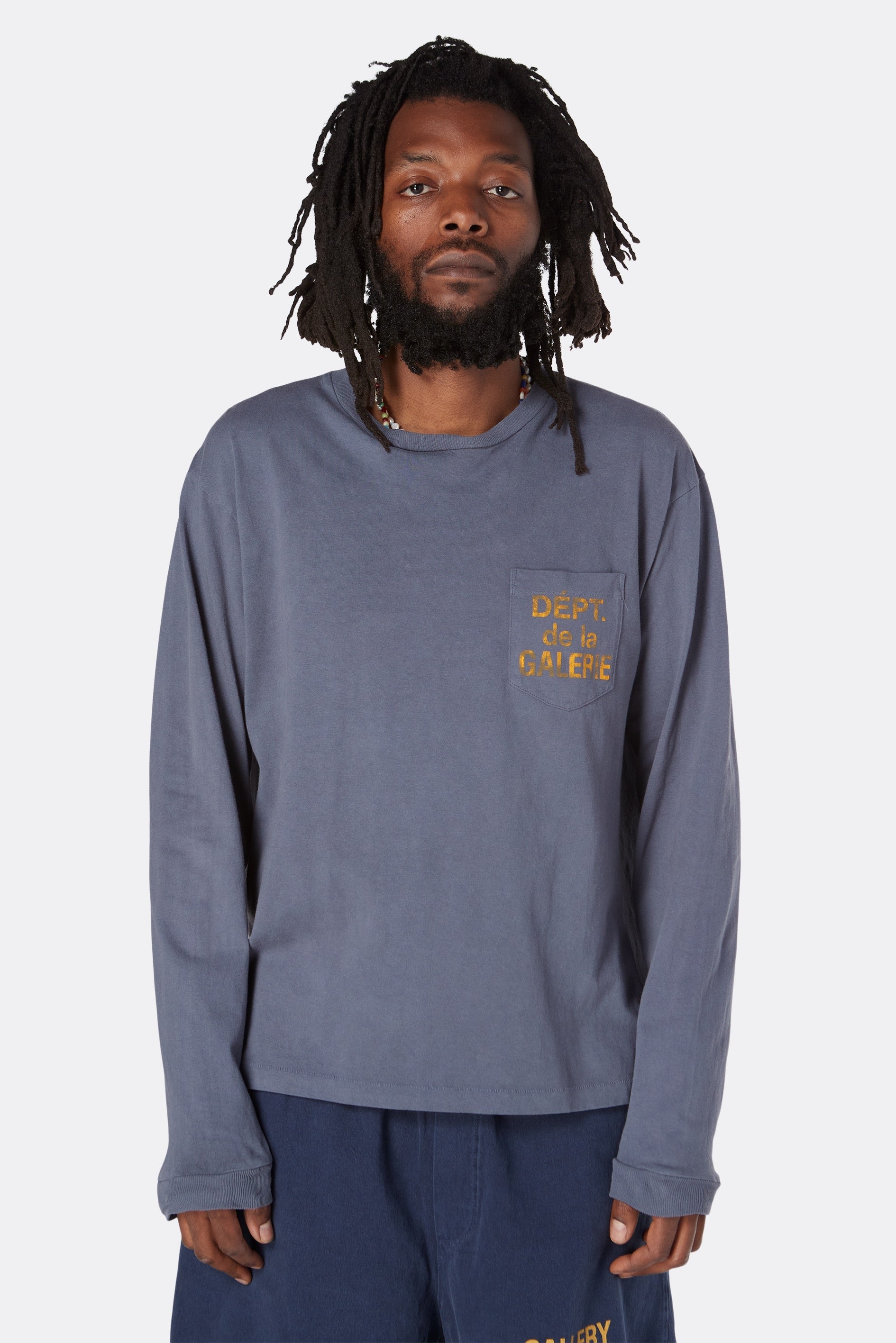 FRENCH L/S POCKET TEE