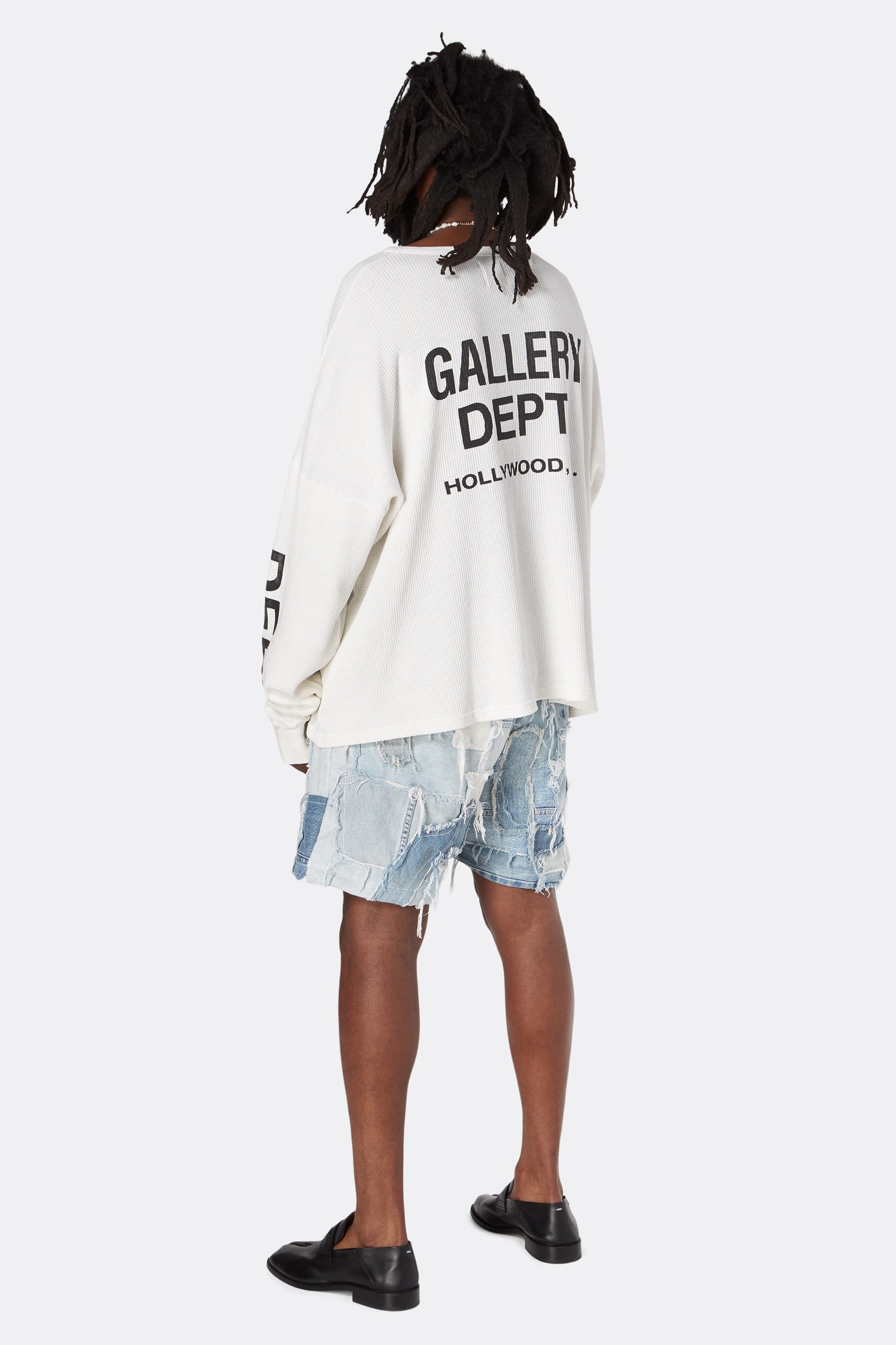 PATCHWORK DENIM ZUMA SHORTS
