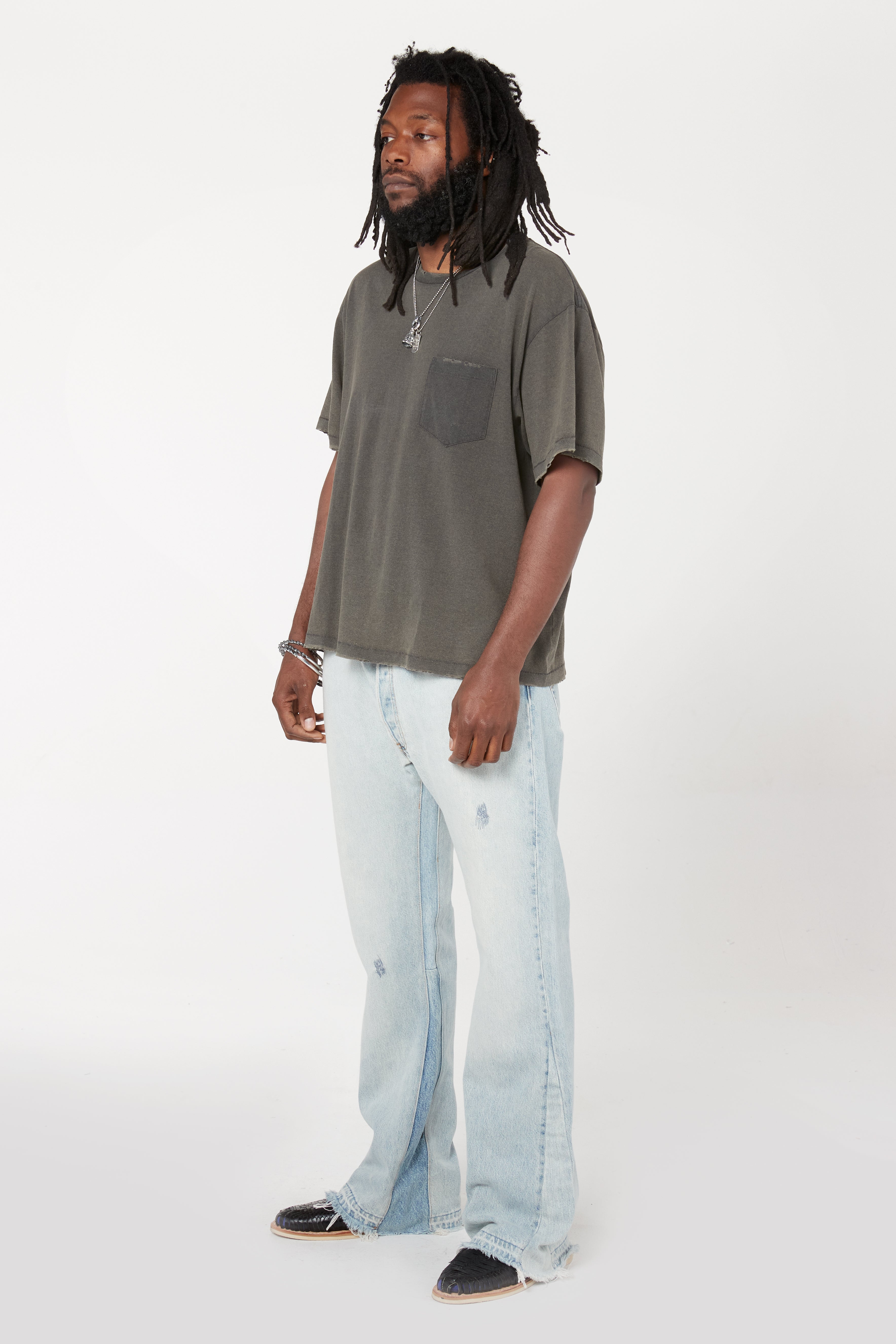 PLAIN VINTAGE POCKET TEE