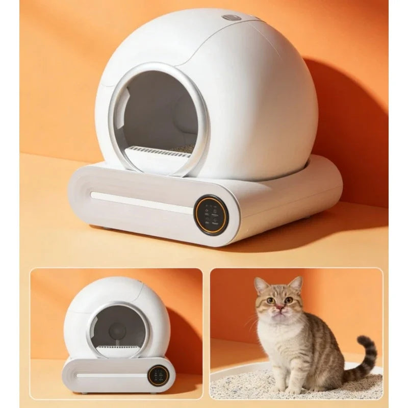 Smart Self-Cleaning Litter Box, 65L, Extra-Large