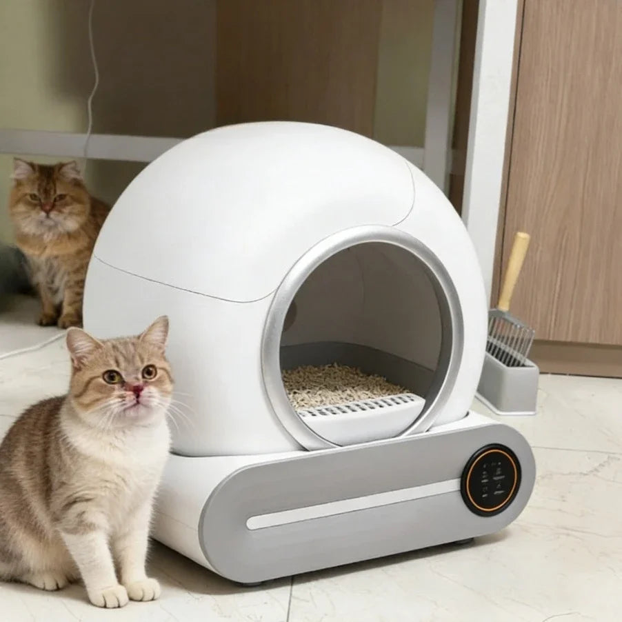 Smart Self-Cleaning Litter Box, 65L, Extra-Large