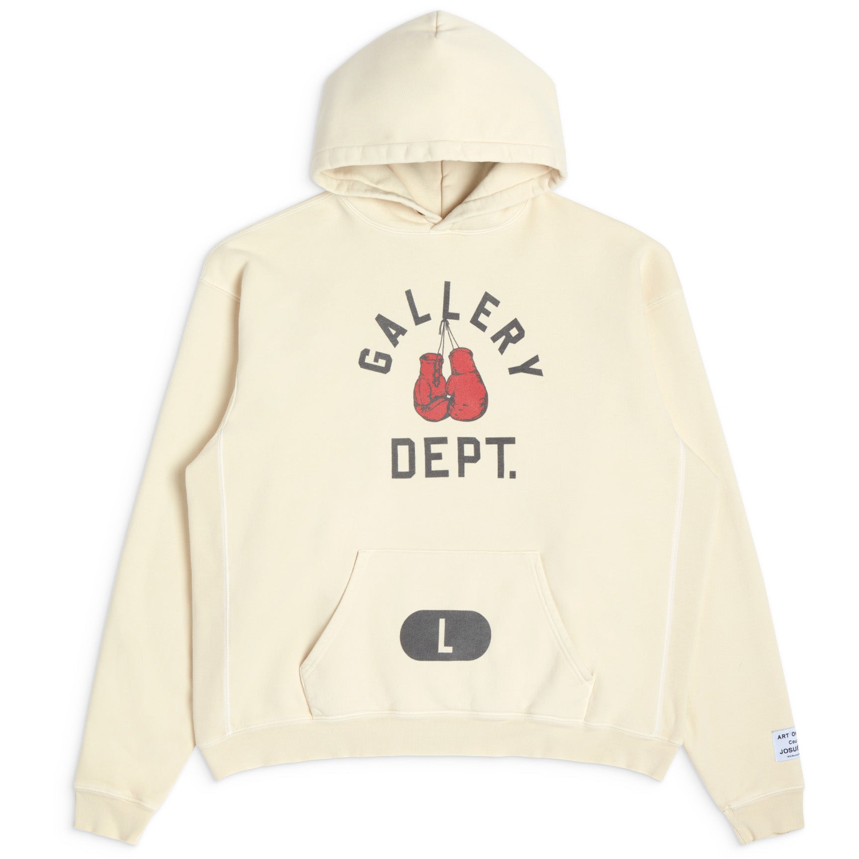 BOXING MERCH HOODIE SWEATSHIRTS GALLERY DEPARTMENT LLC XS CREAM 